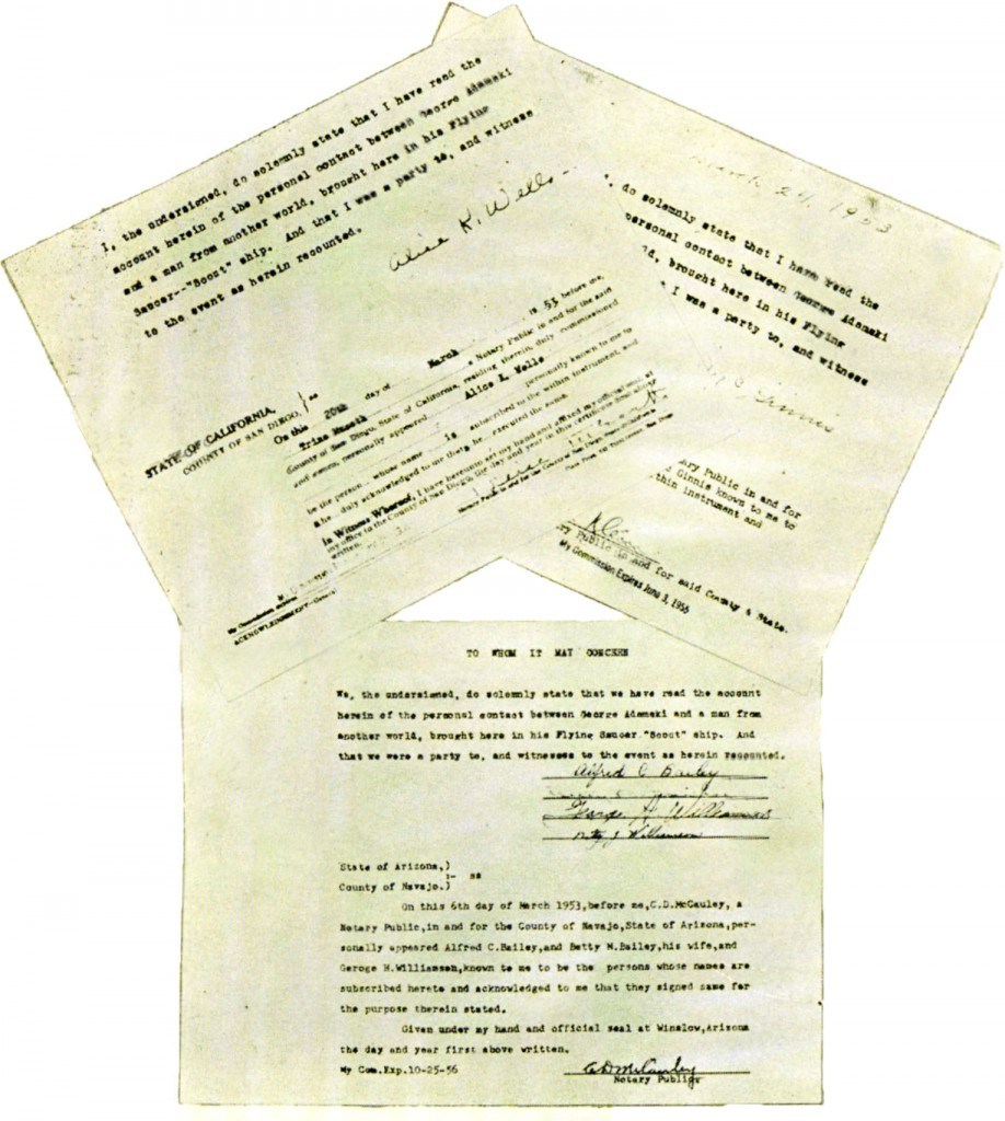 Photostat des attestations originales sous serment
