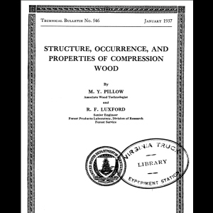 STRUCTURE, OCCURRENCE, AND PROPERTIES OF COMPRESSION WOOD
