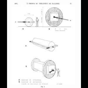 Vitruve : Machine de Ctesiphon/Metagenes