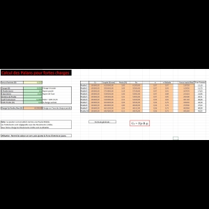 Excel : Calcul des Palans pour fortes charges