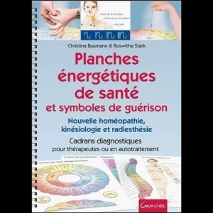 Planches énergétiques de santé et symboles de guérison