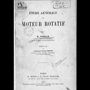 Étude générale du moteur rotatif