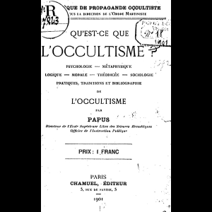 Qu'est-ce que l'occultisme ?