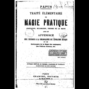 Traité élémentaire de magie pratique