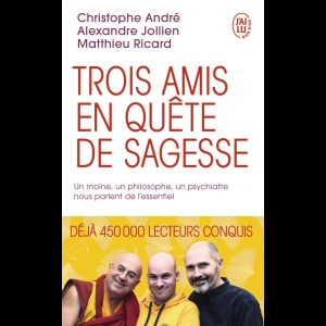 Trois amis en quête de sagesse - Un moine, un philosophe, un psychiatre nous parlent de l'essentiel