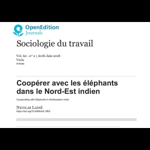 Coopérer avec les éléphants dans le Nord-Est indien