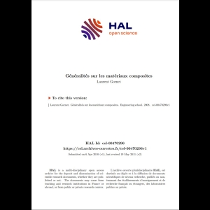 Généralités sur les matériaux composites