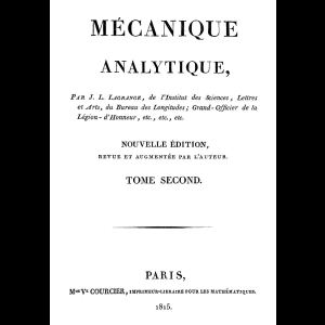 Mecanique analytique 2