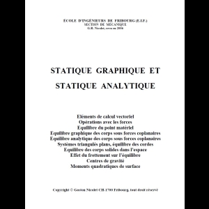 Statique Graphique et Statique Analytique