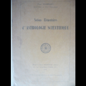 Notions élémentaires d'astrologie scientifique