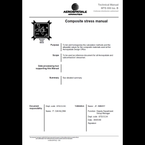 Composite stress manual - MTS 006