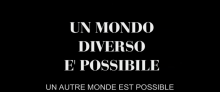 Un Autre monde est possible 