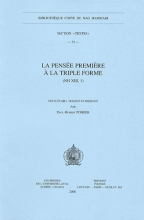 La pensée première à la triple forme (NH XIII, 1)