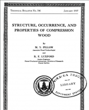 STRUCTURE, OCCURRENCE, AND PROPERTIES OF COMPRESSION WOOD