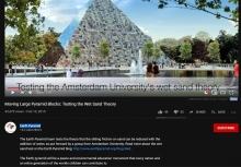 (YT) - Earth Pyramid - Moving Large Pyramid Blocks Testing the Wet Sand Theory