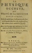 La Physique occulte, ou Traité de la Baguette divinatoire