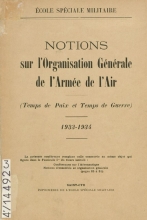 Notions sur l'organisation de l'Armée de l'Air