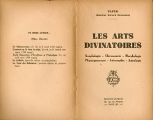 Les Arts divinatoires - Graphologie, chiromancie, morphologie, physiognomonie, astrosophie, astrologie