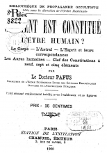 Comment est constitué l'être humain