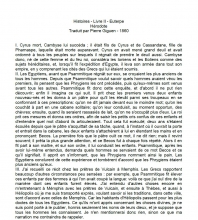 Histoires - Livre II - Euterpe (Hérodote et Gizeh)