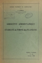 Girouette aérodynamique et stabilité de forme des planeurs