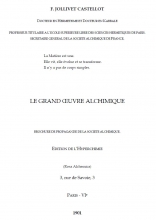 Le grand œuvre alchimique
