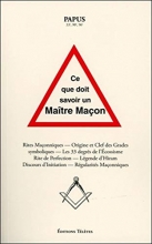 Ce que doit savoir un Maître Maçon