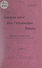 Comment servir dans l'Aéronautique Militaire