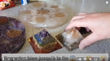 ORGONITE | Expérience Création de plusieurs Vortex | Générateur Orgone Pyramide dans un congélateur