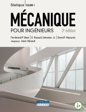 Mécanique pour ingénieurs Vol.1- Statique