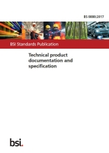 BS 8888 - Technical product documentation and specification (TPS)