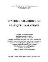 Statique Graphique et Statique Analytique