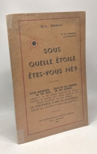Sous quelle étoile êtes-vous né ?