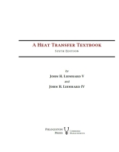 A Heat Transfer Textbook