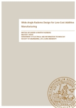 Wide-Angle Radome Design for Low-Cost Additive Manufacturing