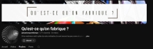 [YT] Qu'est-ce qu'on fabrique ?